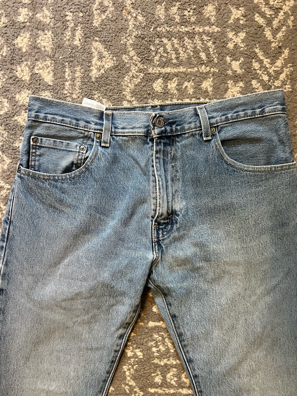 Levi's Light Blue Straight 517 Jeans 34X29 (ZZ104) - Picture 2 of 9